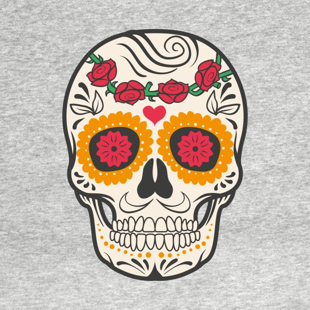 Colorful Skull by MaiKStore